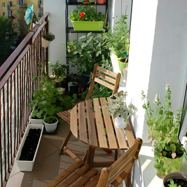 Balkonunuzda Katlanabilir Mobilyalar ile Yer Tasarrufu Yapın