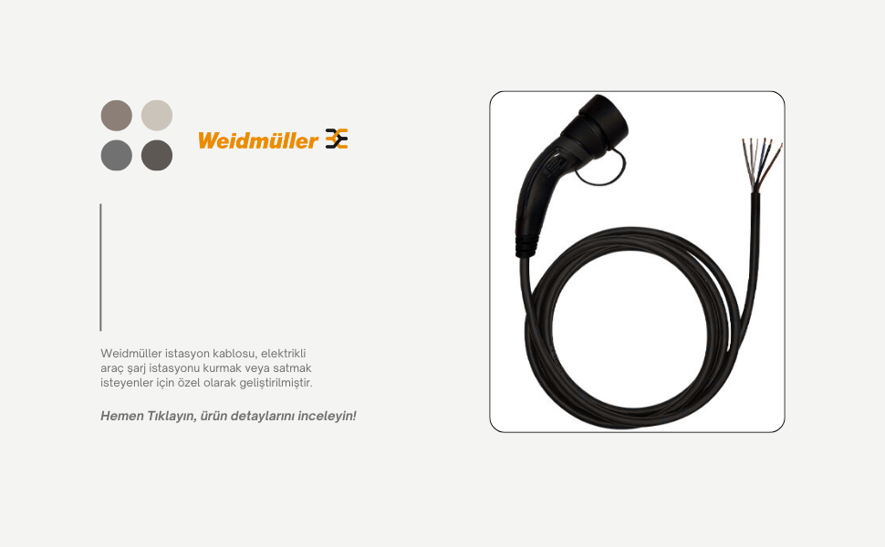 Weidmüller İstasyon Kablosu