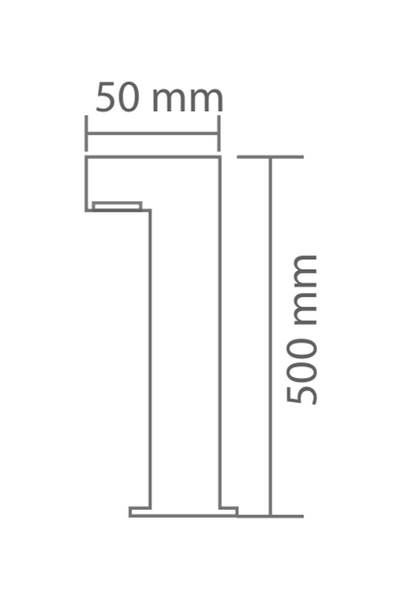 ACK - Ack AG43-08001 3000K Günışığı 12W Siyah Aura Bahçe Armatürü Ack AG43-08001 3000K Günışığı 12W Siyah Aura Bahçe Armatürü - Thumbnail