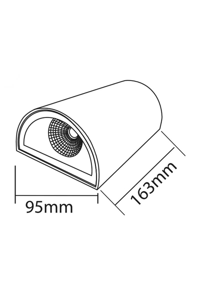 Ack AH07-07601 2x3W 3000K Günışığı Çift Taraflı Dekoratif Led Duvar Apliği - Thumbnail