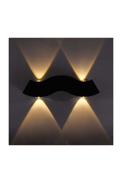 Ack AH07-07501 4W 3000K Günışığı Çift Taraflı Dekoratif Led Duvar Apliği - Thumbnail