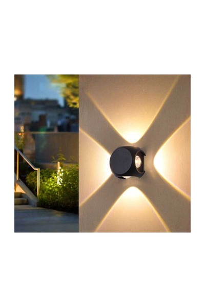 ACK - Ack AH07-07401 4W 3000K Günışığı Çift Taraflı Dekoratif Led Duvar Apliği Ack AH07-07401 4W 3000K Günışığı Çift Taraflı Dekoratif Led Duvar Apliği - Thumbnail