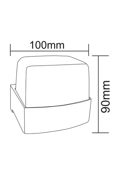 Ack AH07-07801 3000K Günışığı 6W Siyah Kasa Dekoratif Led Duvar Apliği - Thumbnail