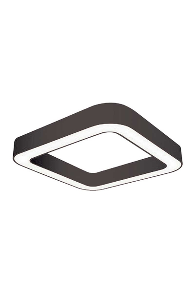 ACK - ACK AL02-05801 90W 3000K Günışığı 80x80cm Kırmızı Kasa Dekoratif Linear Led Avize