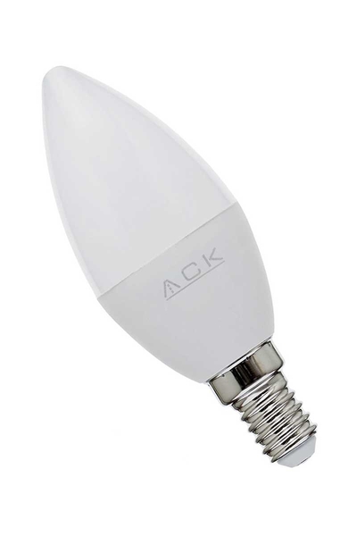 ACK AA09-00510 5W E14 3000K Günışığı Led Mum Ampul ACK AA09-00510 5W E14 3000K Günışığı Led Mum Ampul