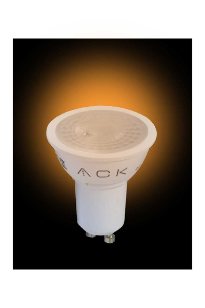 ACK - ACK AA24-01558 5W Gu10 Amber Reflektörlü Led Ampul ACK AA24-01558 5W Gu10 Amber Reflektörlü Led Ampul - Thumbnail