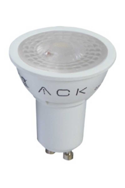ACK - ACK AA24-01753 7W Gu10 6500K Beyaz Reflektörlü Smd Led Ampul ACK - ACK AA24-01753 7W Gu10 6500K Beyaz Reflektörlü Smd Led Ampul