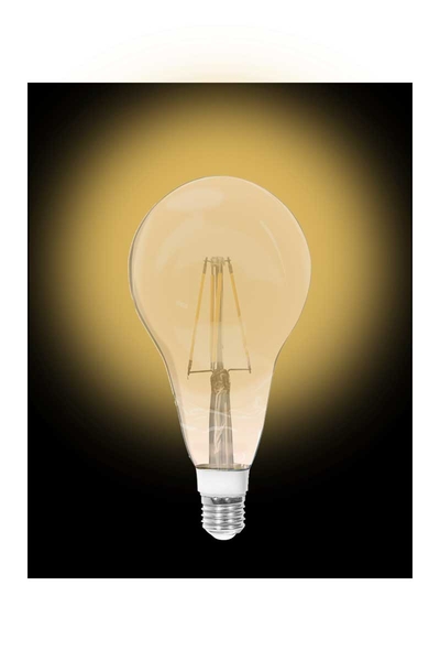 ACK - ACK AB60-00620 6W 2200K E27 A165 Led Rustik Ampul ACK AB60-00620 6W 2200K E27 A165 Led Rustik Ampul - Thumbnail