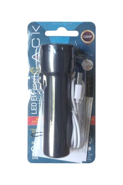 ACK - ACK AC06-00231 1W 30cm Mikro USB Kablolu Led Fener ACK AC06-00231 1W 30cm Mikro USB Kablolu Led Fener - Thumbnail