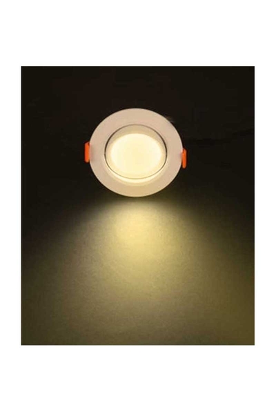 ACK AD01-00500 3000K Günışığı 5W Beyaz Kasa Cob Led Spot Armatür - Thumbnail