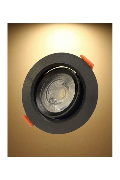 ACK - ACK AD01-00501 3000K Günışığı 5W Siyah Kasa Sıva Altı Yuvarlak Cob Led Mobil Spot Armatür ACK AD01-00501 3000K Günışığı 5W Siyah Kasa Sıva Altı Yuvarlak Cob Led Mobil Spot Armatür - Thumbnail