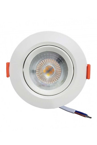 ACK AD01-00510 4000K Ilık Beyaz 5W Beyaz Kasa Cob Led Spot Armatür - Thumbnail
