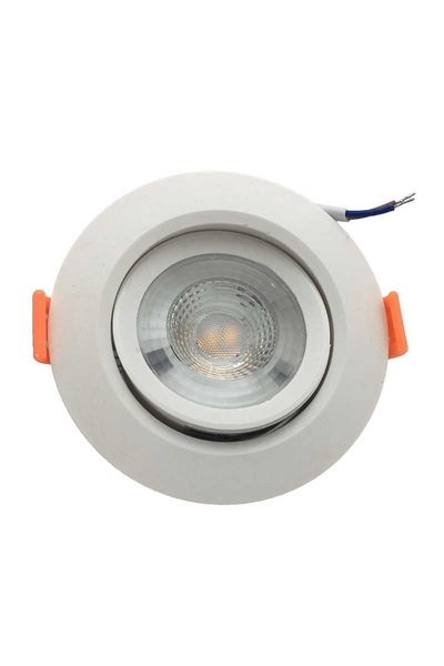 ACK AD01-00530 6500K Beyaz 5W Beyaz Kasa Cob Led Spot Armatür - Thumbnail