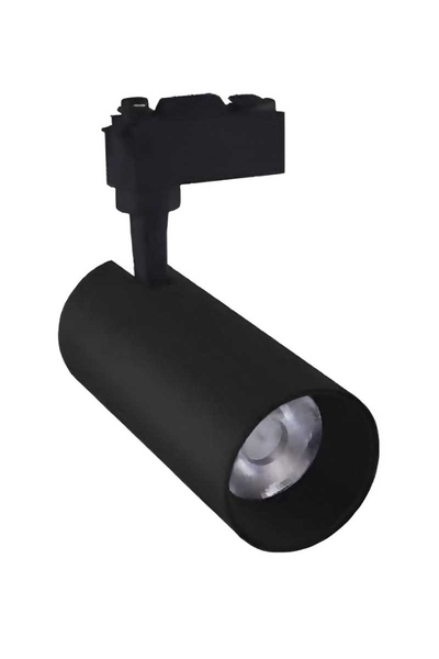ACK - ACK AD30-01011 4000K Ilık Beyaz 10W Siyah Kasa Led Ray Spot Armatür