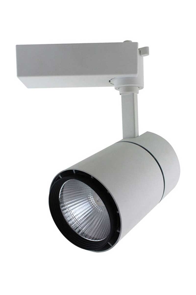 ACK AD30-01300 3000K Günışığı 30W Beyaz Kasa Cob Led Ray Spot Armatür - Thumbnail