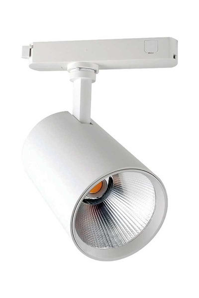 ACK - ACK AD30-01510 30W 4000K Ilık Beyaz Beyaz Kasa Led Ray Spot