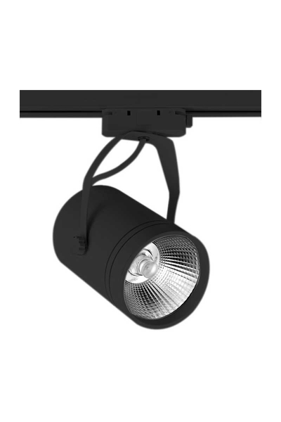 ACK - ACK AD30-01931 6500K Beyaz 30W Siyah Kasa Cob Led Ray Spot Armatür