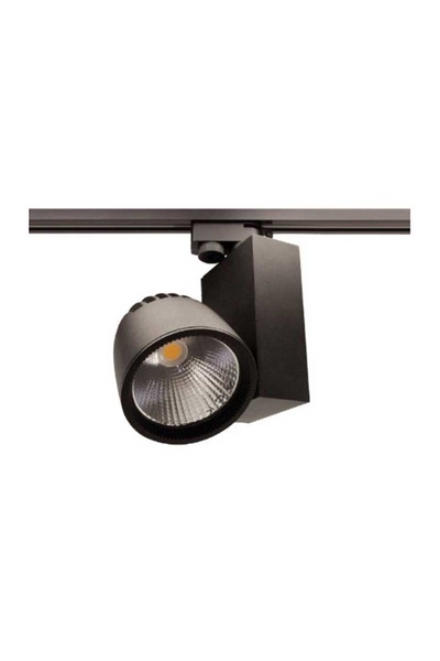 ACK AD30-14731 6500K Beyaz 40W Siyah Kasa Monofaze Cob Led Ray Spot Armatür