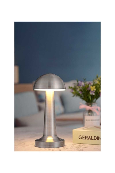 ACK AF11-00295 2W Krom Gövde Ledli Dokunmatik Dimli Masa Lambası - Thumbnail