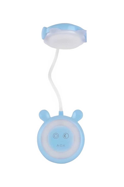 ACK - Ack AF11-10010 2 Renkli Mavi Kasa ŞArj Edilebilir Masa Lambası