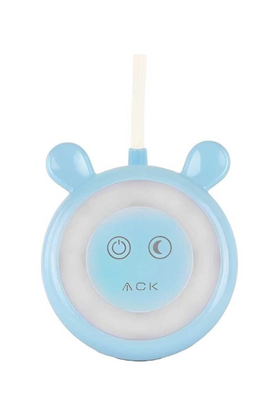 Ack AF11-10010 2 Renkli Mavi Kasa ŞArj Edilebilir Masa Lambası - Thumbnail