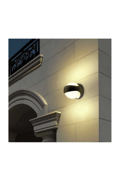 ACK AG40-01402 3000K Günışığı 13W Siyah Osram Norma B Bahçe Duvar Apliği - Thumbnail