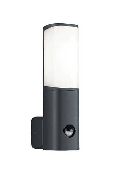 ACK - ACK AG43-01002 3000K Günışığı 6W Siyah Tarus WLS Sensörlü Led Bahçe Duvar Apliği