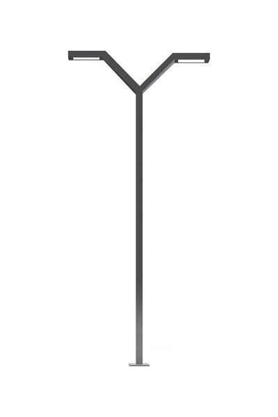 ACK - ACK AG43-09401 2x30W 3000K Günışığı 300cm Alsa Bahçe Aydınlatma Direği