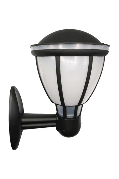 ACK - ACK AG55-05121 E27 Sardes Siyah Bahçe Duvar Apliği