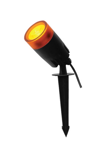 ACK - ACK AG56-01057 Turuncu GU10 Siyah PC Kazıklı Çim Armatürü ACK - ACK AG56-01057 Turuncu GU10 Siyah PC Kazıklı Çim Armatürü