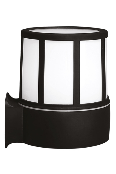 ACK AG57-02021 E27 Siyah Pc Bahçe Duvar Apliği