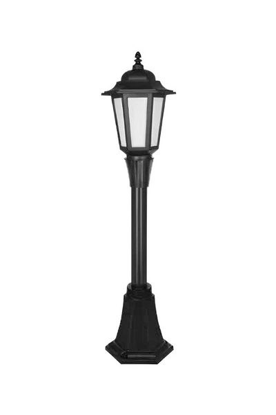 ACK - ACK AG57-05421 E27 1000mm Frigia PC Siyah Bahçe Armatürü ACK - ACK AG57-05421 E27 1000mm Frigia PC Siyah Bahçe Armatürü