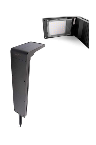 ACK AG60-038013000K Günışığı Solar Led Kazıklı Bahçe Armatürü - Thumbnail