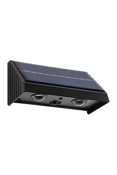 ACK - Ack Ag60-05801 114x60x54mm 3000k Tek Yonlu Sıyah Govde Solar Led Bahce Armaturu