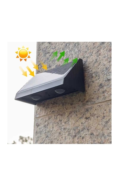 Ack Ag60-05801 114x60x54mm 3000k Tek Yonlu Sıyah Govde Solar Led Bahce Armaturu - Thumbnail