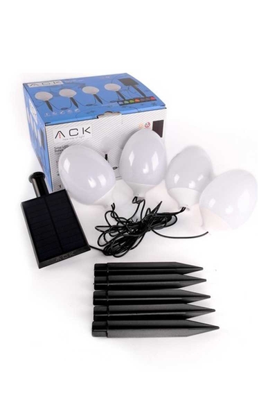 ACK AG60-05891 RGB Solar Led Kazıklı Bahçe Armatürü - Thumbnail