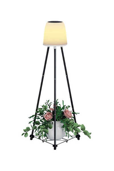 ACK - Ack Ag60-06851 457mmx457mmx107mm Ip54 Led Ayaklı Solar Sıyah Aplık