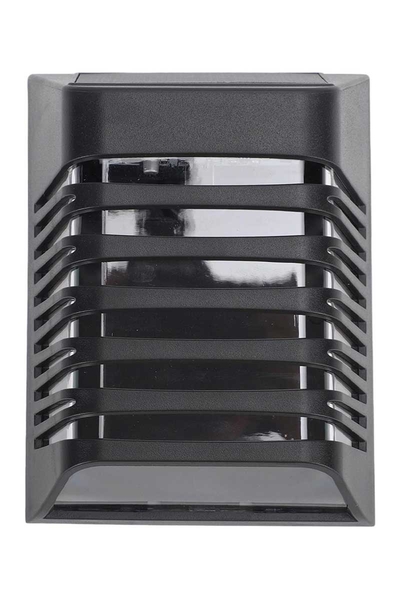 Ack Ag60-09851 90mmx120mmx53mm Ip54 3000k Sıyah Solar Led Cıt Aplık - Thumbnail