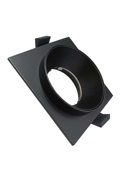 ACK AH03-04141 Kare Siyah Sıva Altı Led Spot Kasası