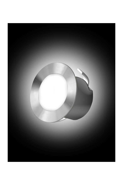 ACK - ACK AH07-00734 1.5W 6500K Beyaz Yuvarlak Led Merdiven ve Duvar Armatürü ACK AH07-00734 1.5W 6500K Beyaz Yuvarlak Led Merdiven ve Duvar Armatürü - Thumbnail