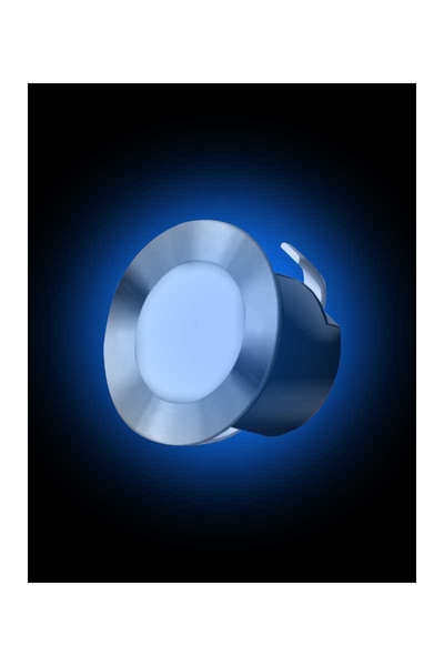 ACK - ACK AH07-00764 1.5W Mavi Yuvarlak Led Merdiven ve Duvar Armatürü ACK AH07-00764 1.5W Mavi Yuvarlak Led Merdiven ve Duvar Armatürü - Thumbnail