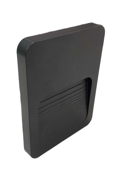 ACK AH07-01401 Avva 3000K Günışığı 2W Siyah Kasa Led Duvar Armatürü - Thumbnail