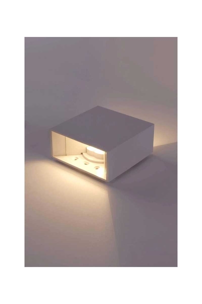 ACK - ACK AH07-03500 3000K Günışığı 4W Beyaz Kasa Led Duvar Apliği ACK AH07-03500 3000K Günışığı 4W Beyaz Kasa Led Duvar Apliği - Thumbnail