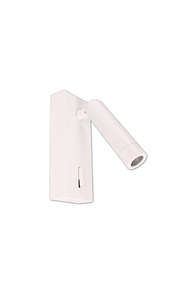 ACK - ACK AH09-00510 4000K Ilık Beyaz 3W Beyaz Kasa Led Aplik