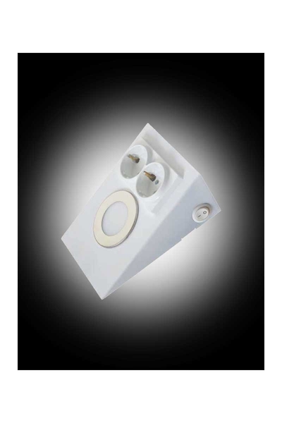ACK AH11-00230 6500K Beyaz 2.5W Beyaz Kasa Ledli Prizli Tezgah Altı Armatür - Thumbnail