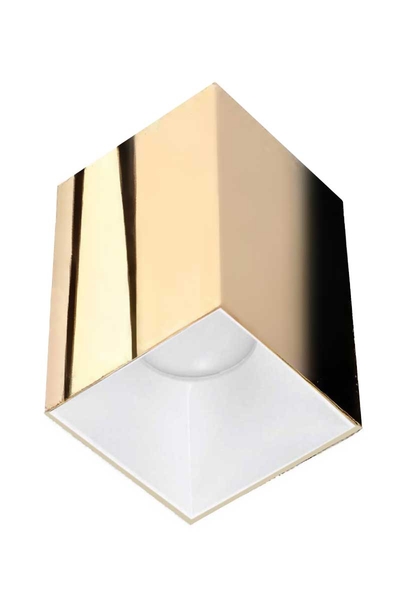 ACK - ACK AH12-07506 Beyaz Reflektör Kare Gold Kasa Sıva Üstü Dekoratif Armatür ACK AH12-07506 Beyaz Reflektör Kare Gold Kasa Sıva Üstü Dekoratif Armatür - Thumbnail
