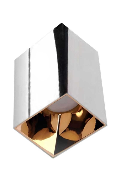 ACK - ACK AH12-07575 Parlak Rose Reflektör Kare Krom Kasa Sıva Üstü Dekoratif Armatür