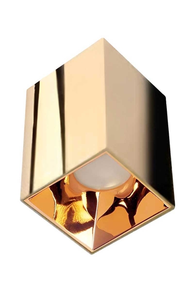 ACK AH12-07576 Parlak Rose Reflektör Kare Gold Kasa Sıva Üstü Dekoratif Armatür - Thumbnail
