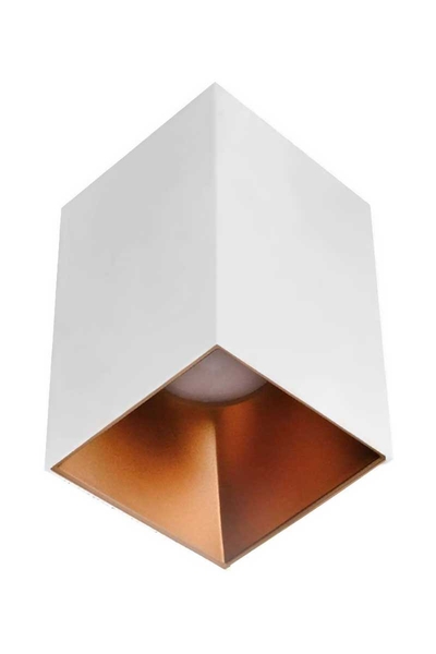 ACK - ACK AH12-07590 Mat Rose Reflektör Kare Beyaz Kasa Sıva Üstü Dekoratif Armatür