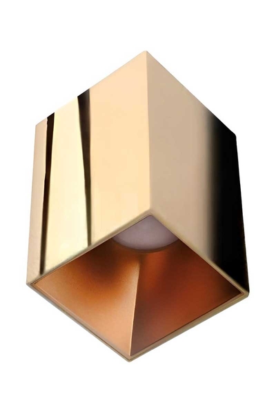 ACK - ACK AH12-07596 Mat Rose Reflektör Kare Gold Kasa Sıva Üstü Dekoratif Armatür